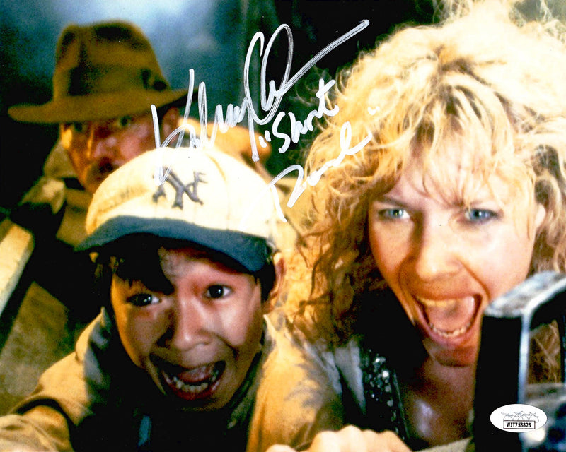 Jonathan Ke Quan auto signed inscribed 8x10 photo JSA Witness Indiana Jones