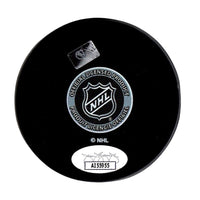 Damon Severson autographed signed puck NHL New Jersey Devils JSA COA