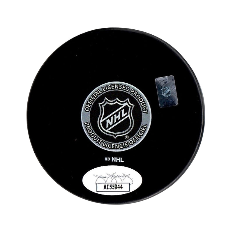 Glenn Anderson autographed signed draft puck NHL Edmonton Oilers JSA COA