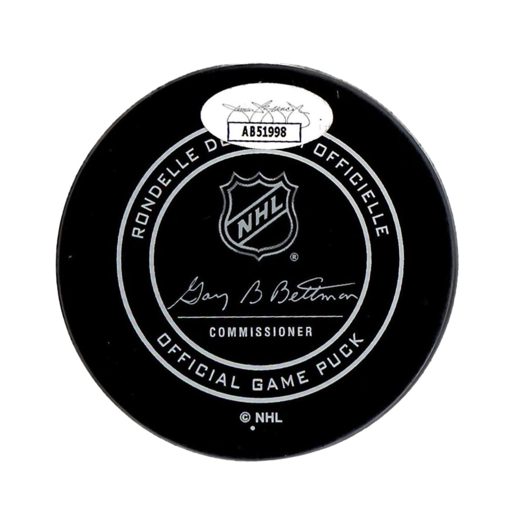 Nikita Kucherov autographed signed official game puck Tampa Bay Lightning JSA