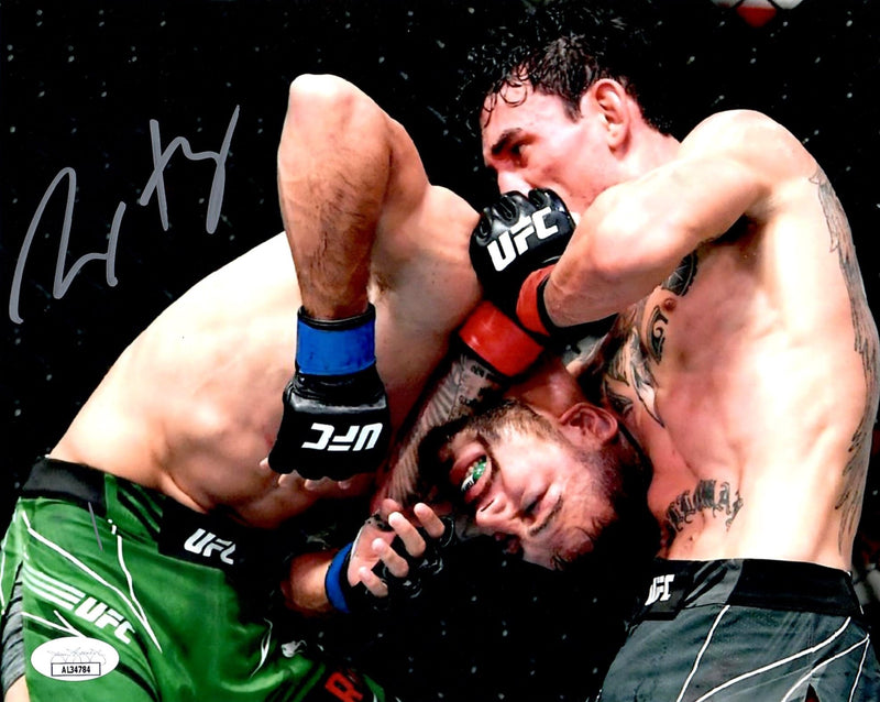 Max Holloway autographed signed 8x10 photo UFC Blessed JSA COA Yair Rodriguez
