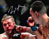 Max Holloway autographed signed 8x10 photo UFC Blessed JSA COA Brian Ortega