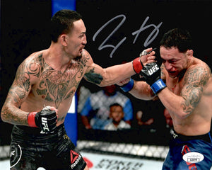 Max Holloway autographed signed 8x10 photo UFC Blessed JSA COA Frankie Edgar