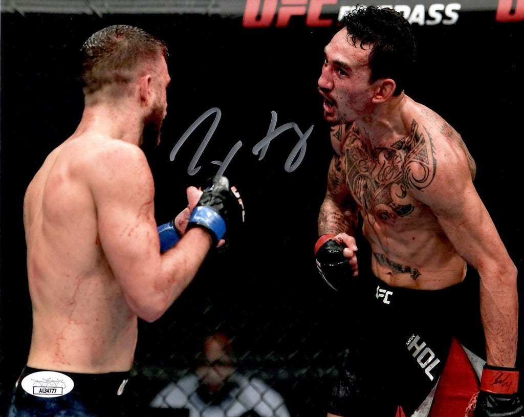 Max Holloway autographed signed 8x10 photo UFC Blessed JSA COA Calvin Katter