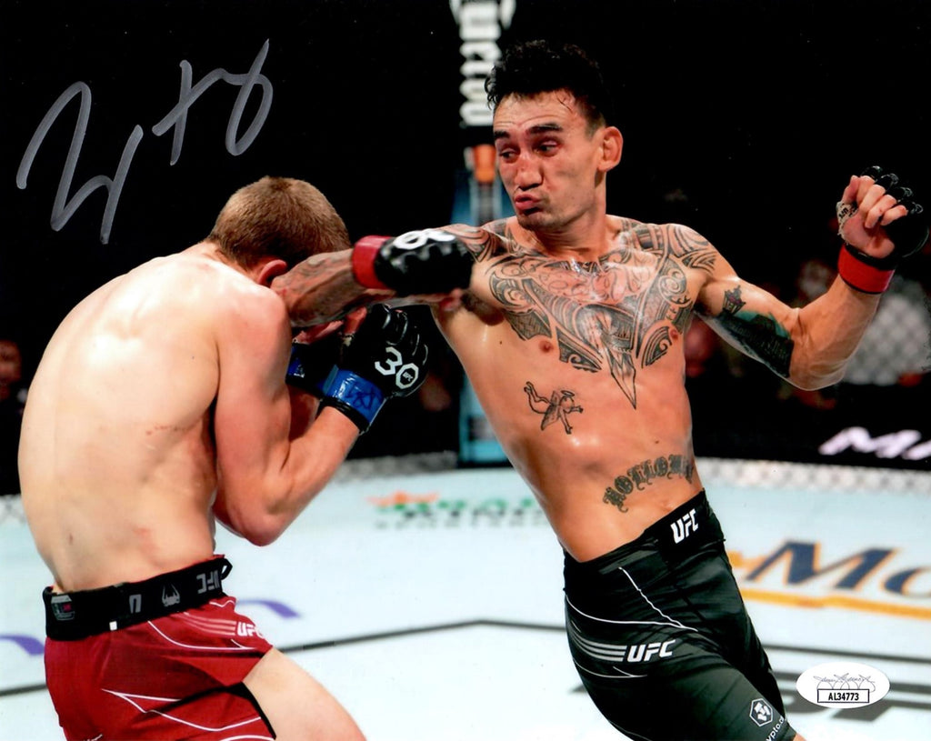 Max Holloway autographed signed 8x10 photo UFC Blessed JSA COA Arnold Allen