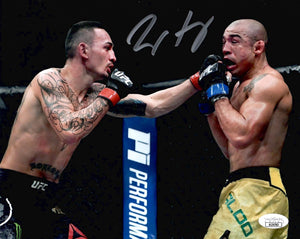 Max Holloway autographed signed 8x10 photo UFC Blessed JSA COA Jose Aldo