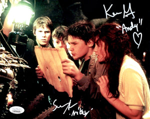 Sean Astin and Kerri Green autographed signed inscribed 8x10 photo Goonies JSA