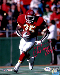 Christian Okoye autographed signed 8x10 photo NFL Kansas City Chiefs PSA COA