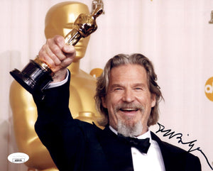 Jeff Bridges autographed signed 8x10 photo Academy Awards JSA COA Crazy Heart