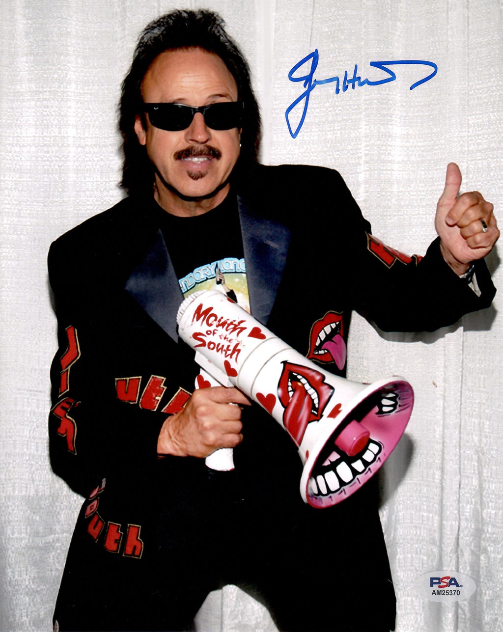 Jimmy Hart autographed signed 8x10 photo WWE PSA COA Mouth of the South