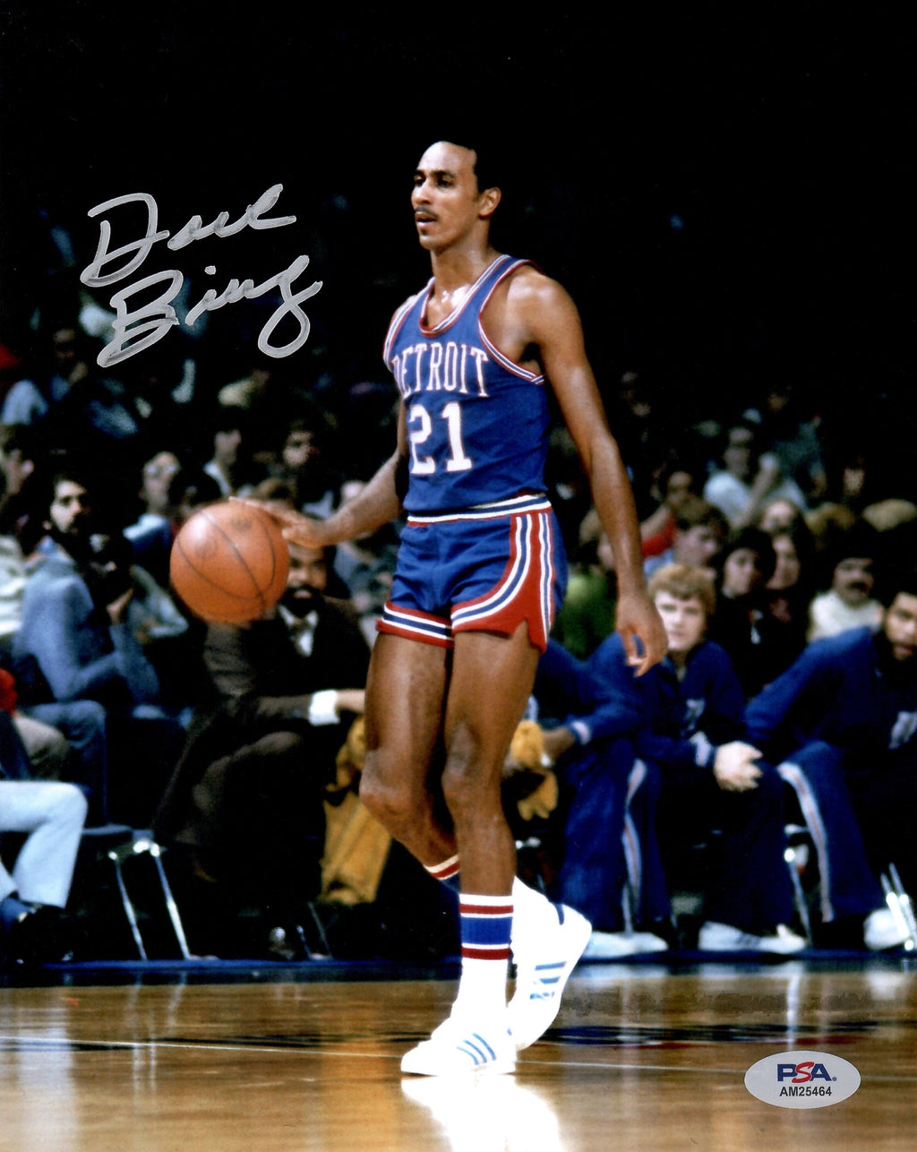 Dave Bing autographed signed 8x10 photo NBA Detroit Pistons PSA COA