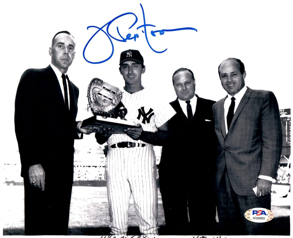 Joe Pepitone autographed signed 8x10 photo MLB New York Yankees PSA COA