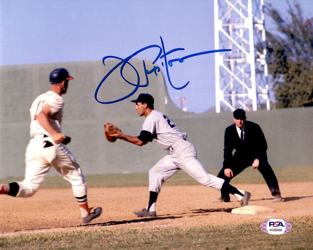 Joe Pepitone autographed signed 8x10 photo MLB New York Yankees PSA COA