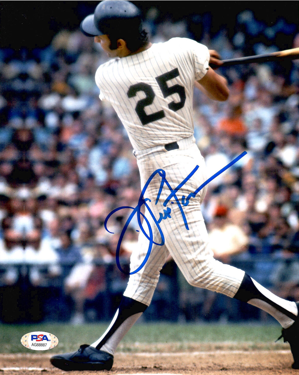 Joe Pepitone autographed signed 8x10 photo MLB New York Yankees PSA COA