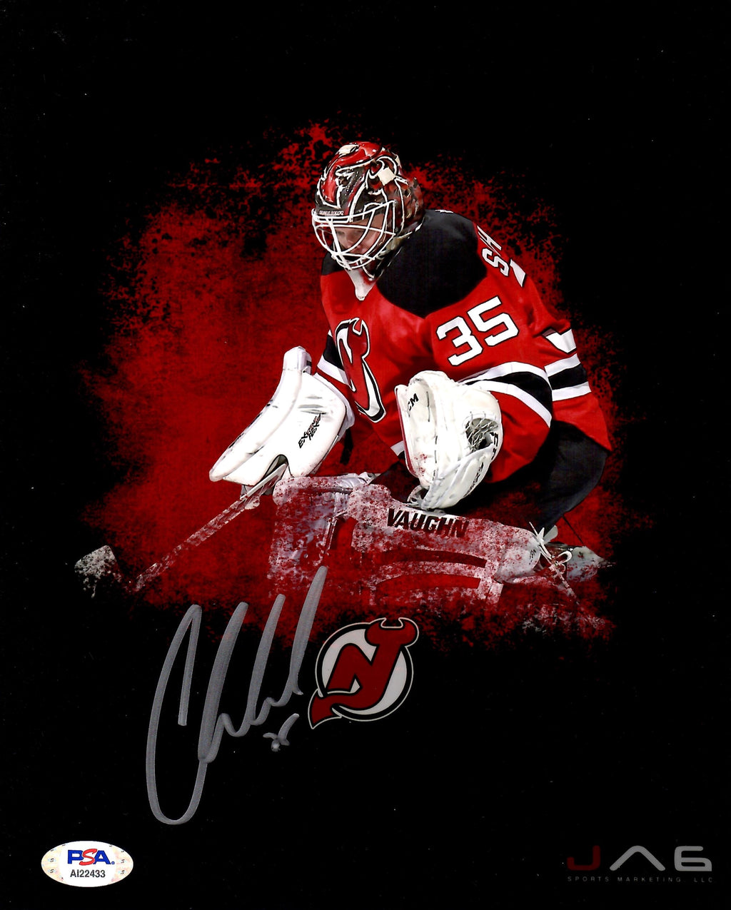 Ken Daneyko autographed signed 8x10 photo NHL New Jersey Devils PSA COA