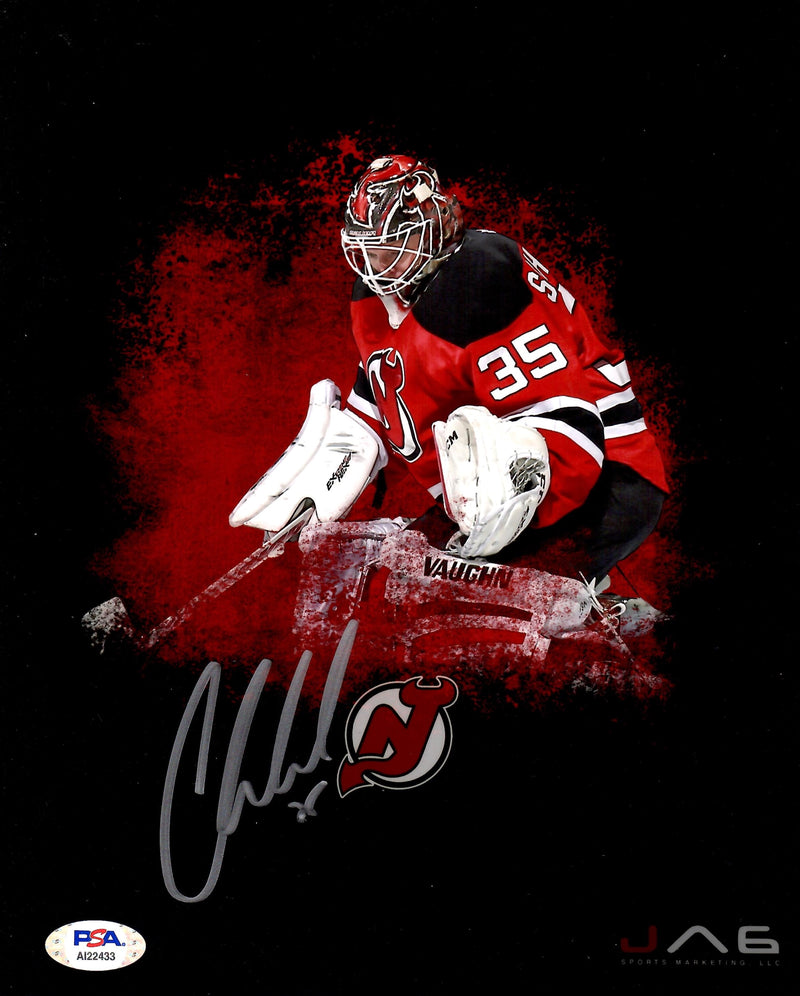 Cory Schneider autographed signed 8x10 photo NHL New Jersey Devils PSA COA