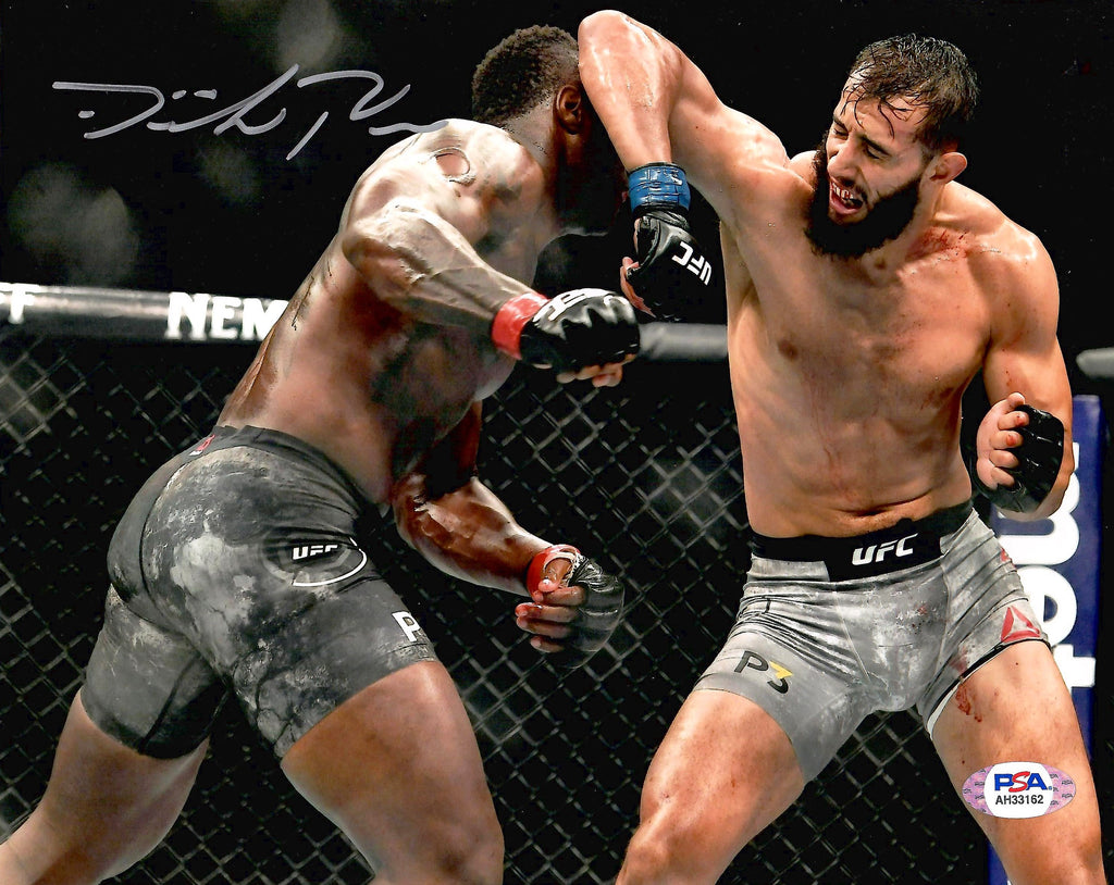 Dominick Reyes autographed signed 8x10 photo UFC The Devastator PSA COA