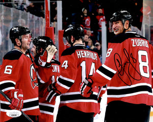 Dainius Zubrus autographed signed 8x10 photo NHL New Jersey Devils PSA COA