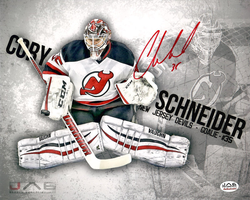 Cory Schneider autographed signed 8x10 photo NHL New Jersey Devils COA