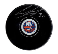 Ilya Sorokin autographed signed puck NHL New York Islanders JSA COA