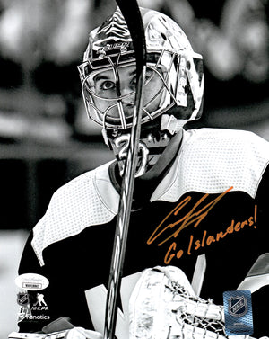 Ilya Sorokin signed inscribed 8x10 photo NHL New York Islanders JSA COA