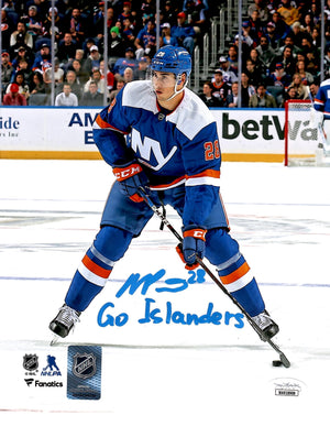 Alexander Romanov signed inscribed 8x10 photo NHL New York Islanders JSA COA