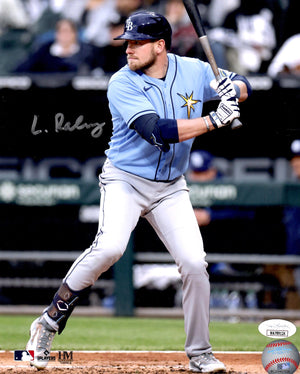 Luke Raley autographed signed 8x10 photo MLB Tampa Bay Rays JSA COA