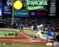 Luke Raley autographed signed 8x10 photo MLB Tampa Bay Rays JSA COA