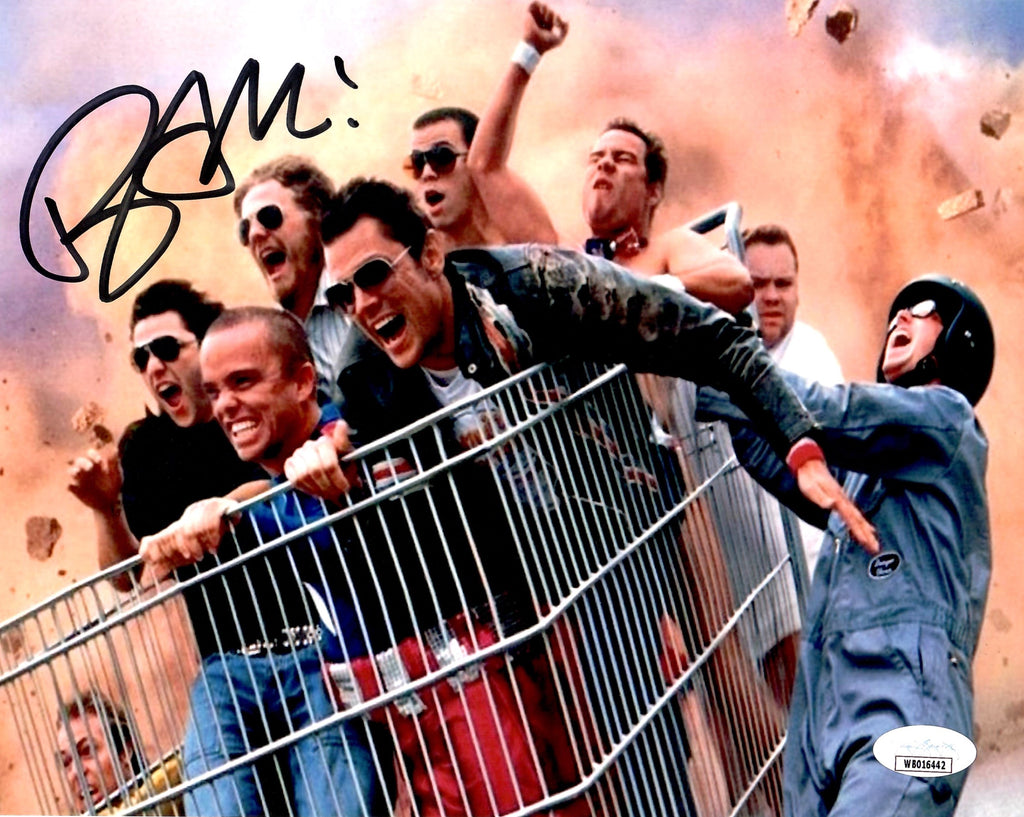 Bam Margera autographed signed 8x10 photo JSA COA Jackass