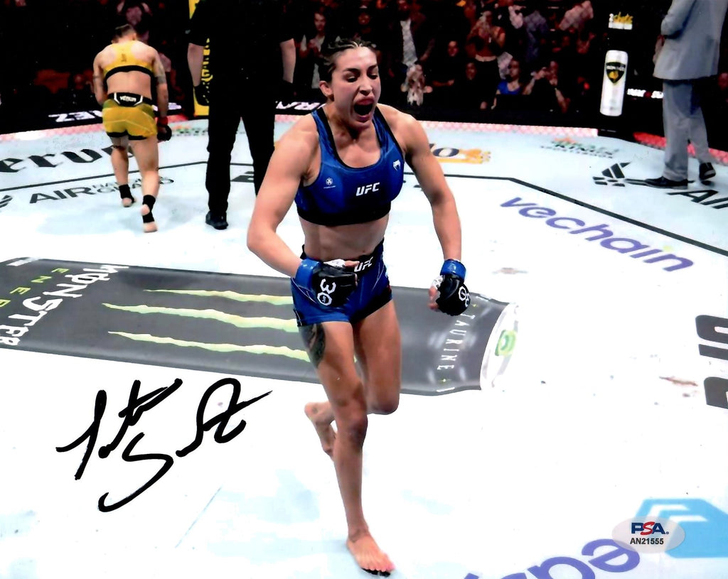Tatiana Suarez autographed signed UFC 8x10 photo PSA COA
