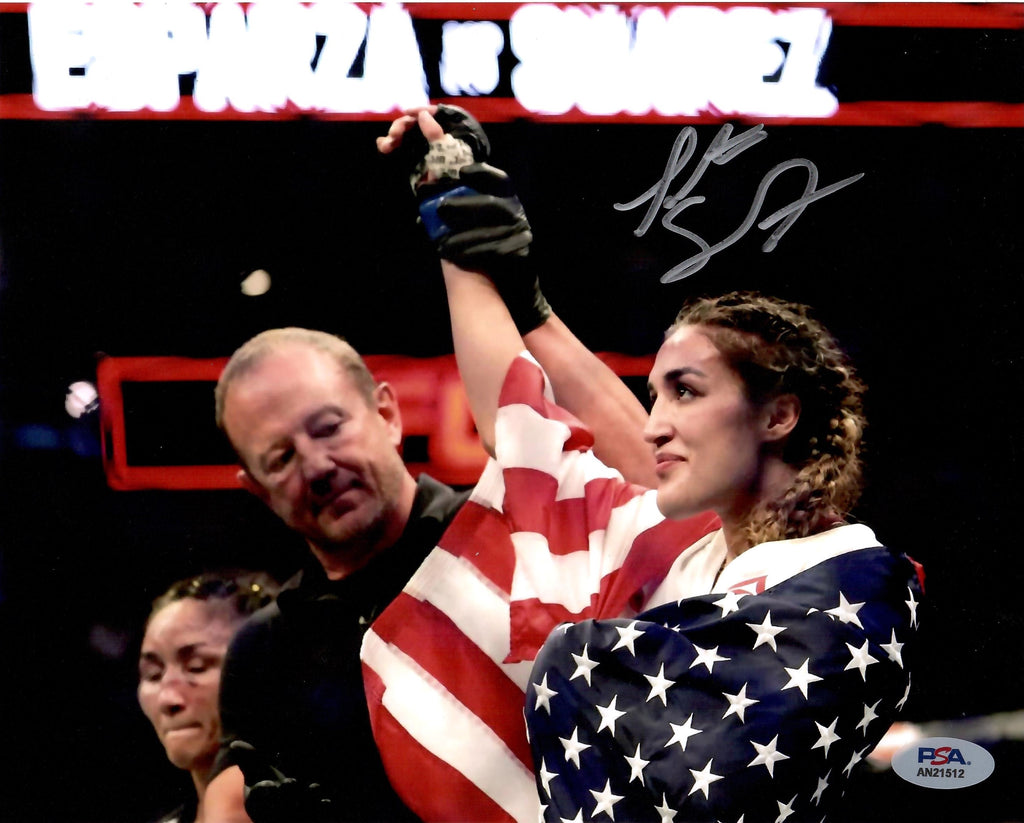 Tatiana Suarez autographed signed UFC 8x10 photo PSA COA