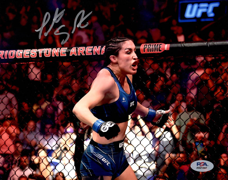 Tatiana Suarez autographed signed UFC 8x10 photo PSA COA