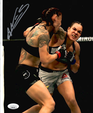 Amanda Nunes autographed signed 8x10 photo UFC JSA COA Cris Cyborg