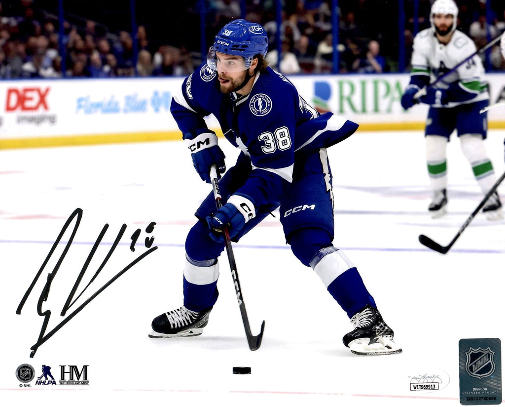 Brandon Hagel autographed signed 8x10 photo NHL Tampa Bay Lightning JSA COA