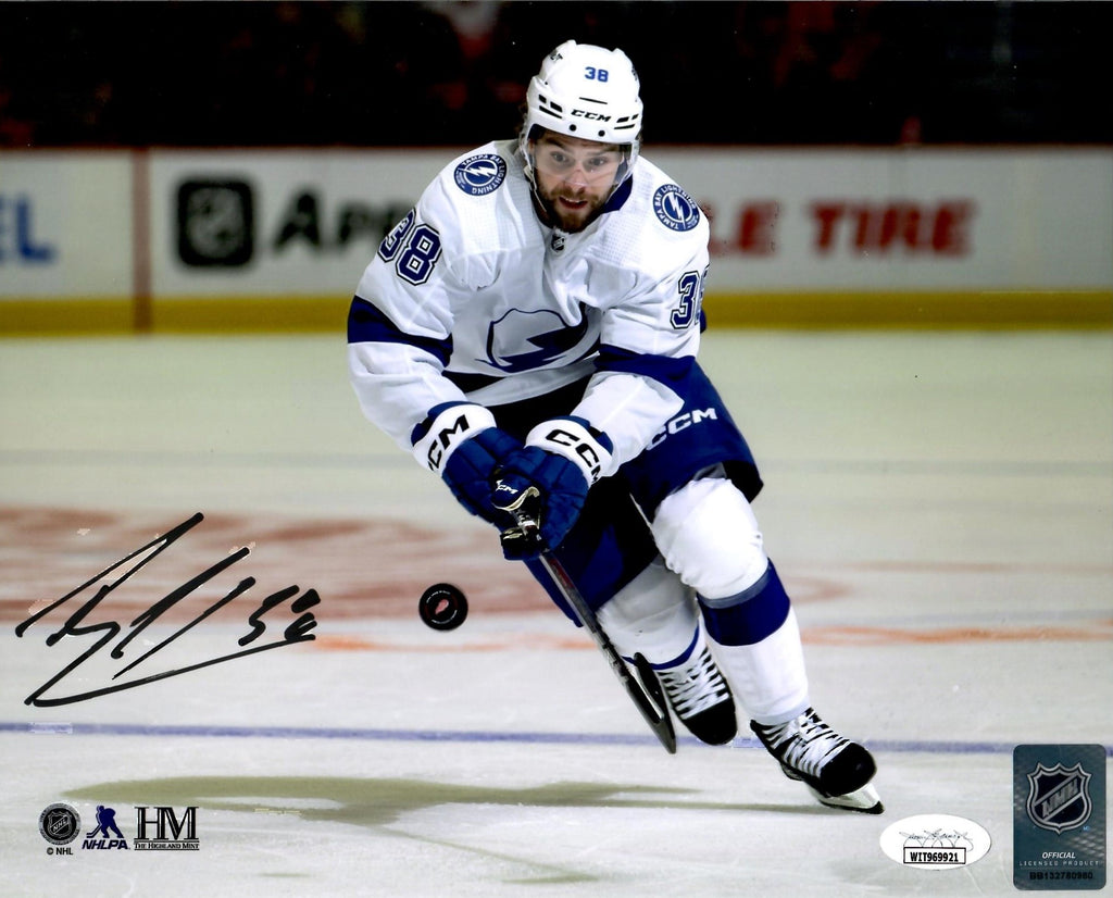 Brandon Hagel autographed signed 8x10 photo NHL Tampa Bay Lightning JSA COA