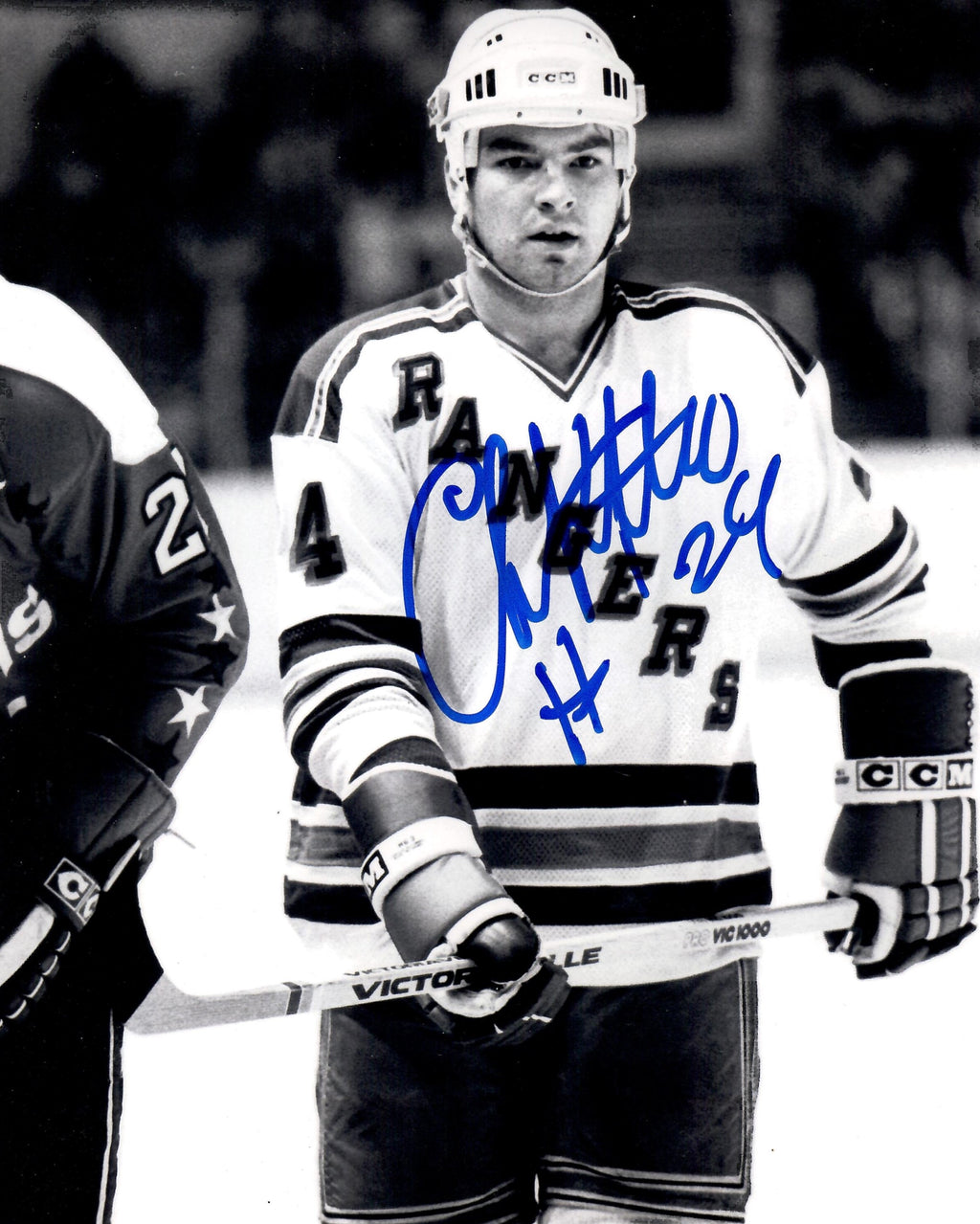 Chris Kotsopoulos autographed signed 8x10 Photo NHL New York Rangers