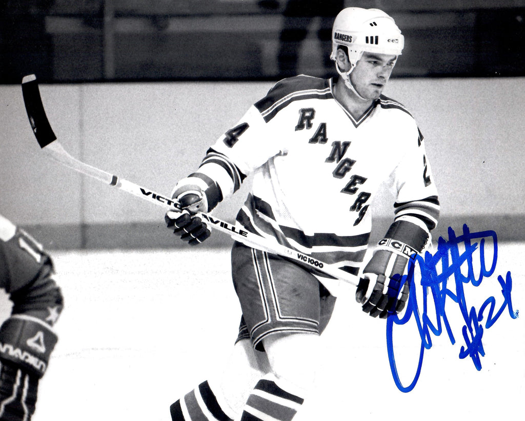 Chris Kotsopoulos autographed signed 8x10 Photo NHL New York Rangers