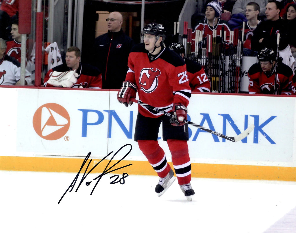 Anton Volchenkov autographed signed 8x10 photo NHL New Jersey Devils COA