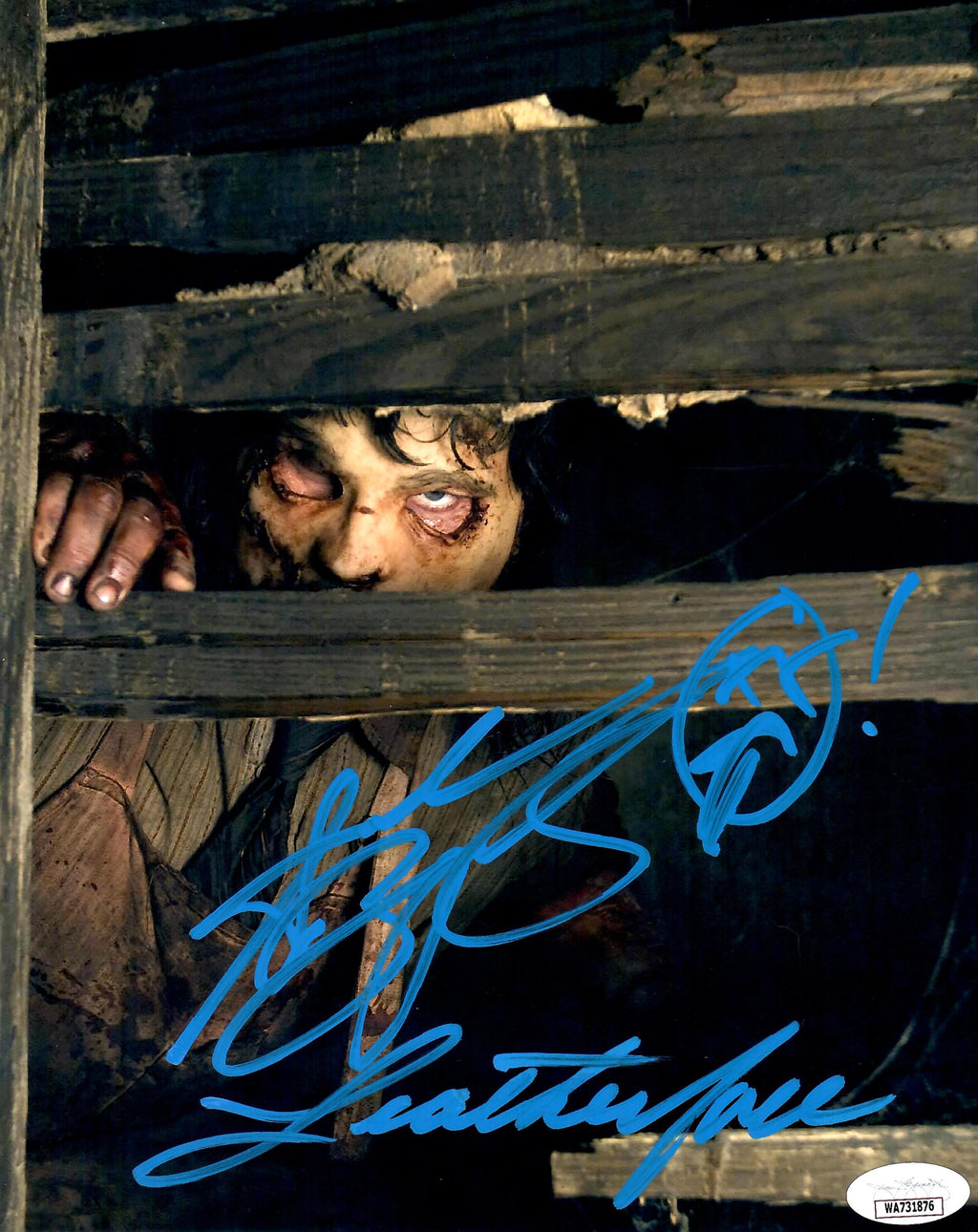 Andrew Bryniarski signed inscribed 8x10 photo Texas Chainsaw Massacre JSA COA