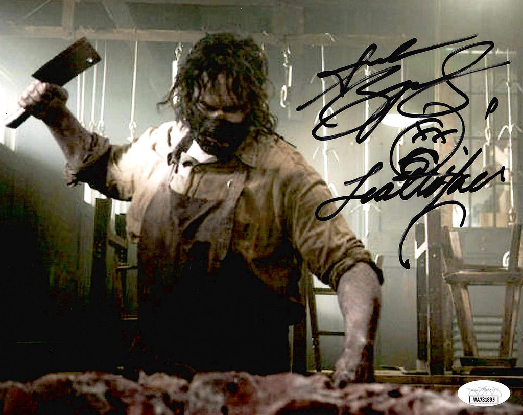 Andrew Bryniarski signed inscribed 8x10 photo Texas Chainsaw Massacre JSA COA