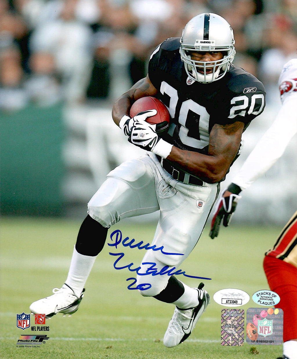 Darren McFadden autographed signed 8x10 photo NFL Oakland Raiders JSA COA