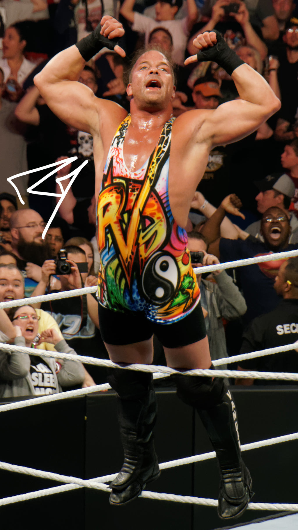 Pre-Order Rob Van Dam Autograph 11x14 Photo