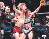 Paddy Pimblett Molly McCann autographed signed 8x10 photo UFC JSA COA