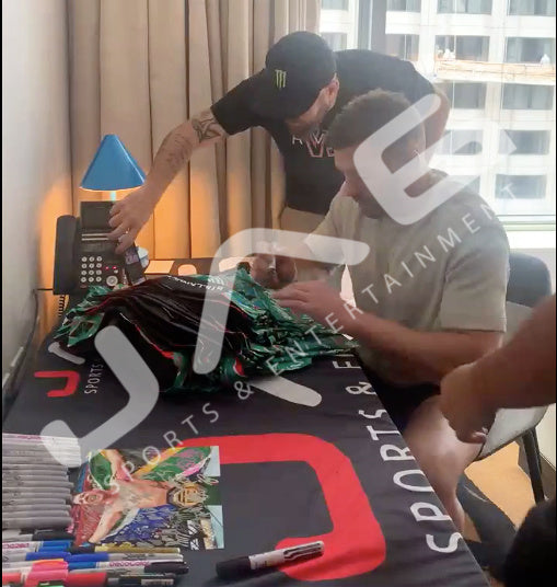 Dricus Du Plessis autographed signed fight shorts UFC JSA COA Stillknocks