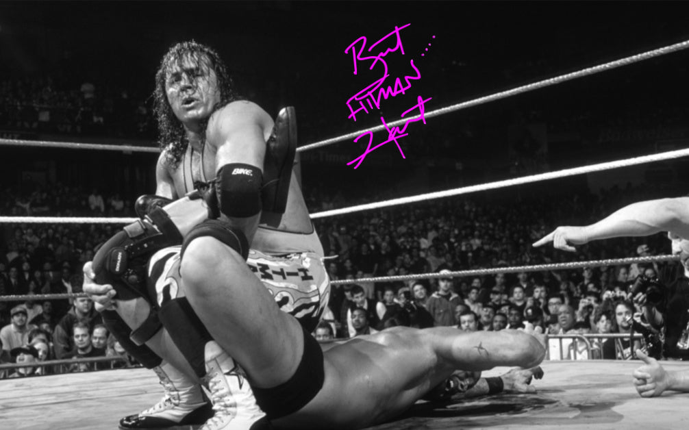 Pre-Order Bret Hart Autograph 16x20 Photo