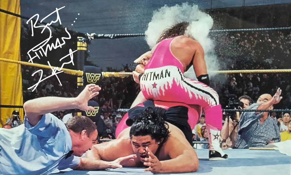 Pre-Order Bret Hart Autograph 8x10 Photo