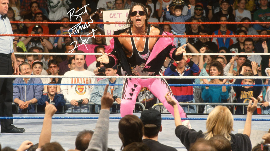 Pre-Order Bret Hart Autograph 11x14 Photo