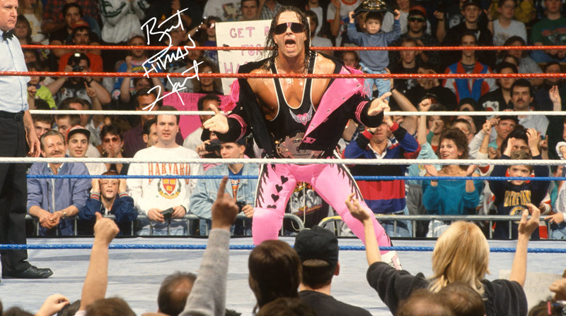 Pre-Order Bret Hart Autograph 11x14 Photo