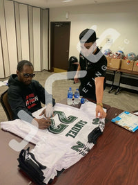 ASANTE SAMUEL SR. AUTOGRAPHED INSCRIBED CUSTOM WHITE PRO STYLE JERSEY JSA
