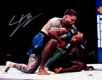 Sean Brady autographed signed 8x10 photo UFC JSA COA Leon Edwards